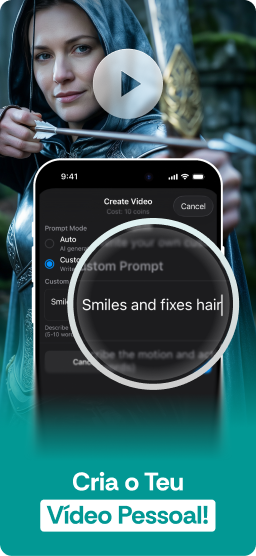 Criar vídeo com IA a partir de foto