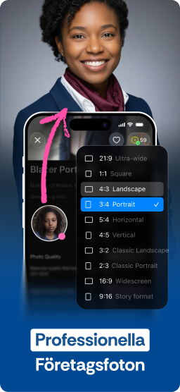 Generera AI-bild för ditt CV