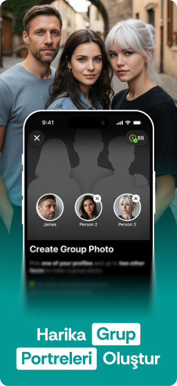 Selfie'den AI portresi yap