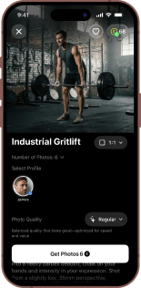 Select a template for your photo