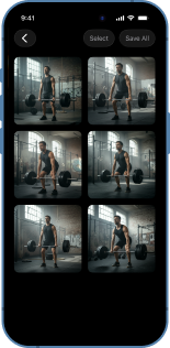 Tap Generate to start the process