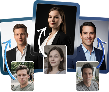 Generate AI team photos