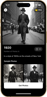 Select a template for your photo