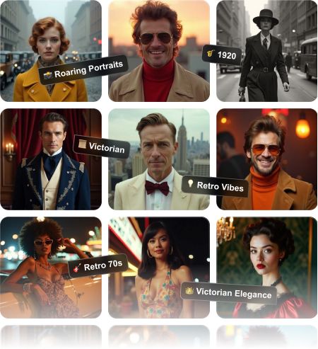 Explore a variety of templates for your photos