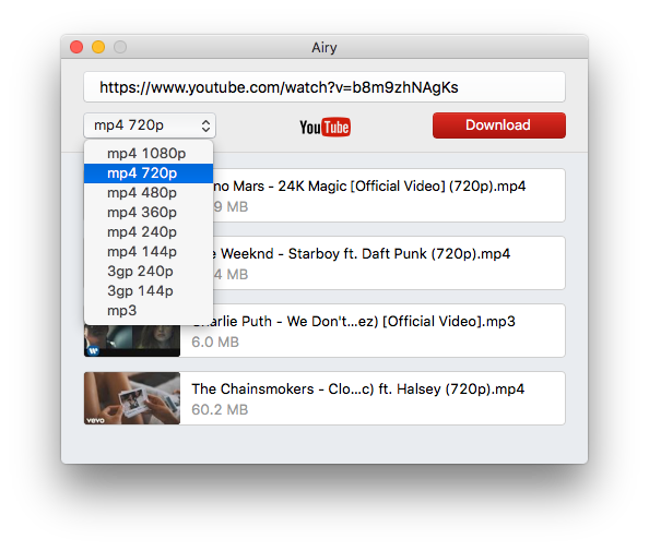 free download airy youtube downloader