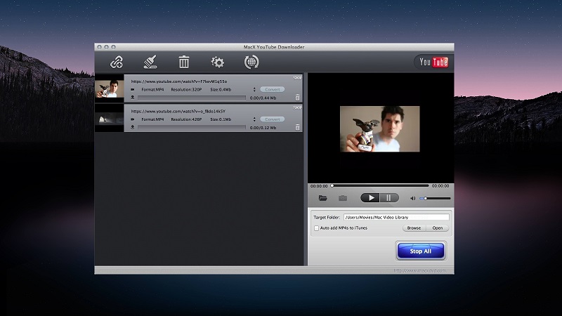 Mac 用のトップ YouTube ダウンローダー。