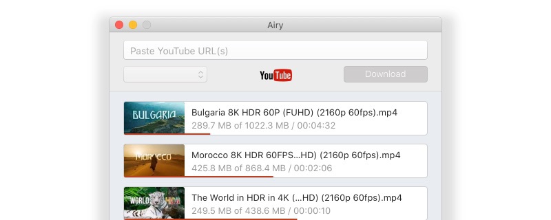  Melhor downloader de vídeo do YouTube para Mac.