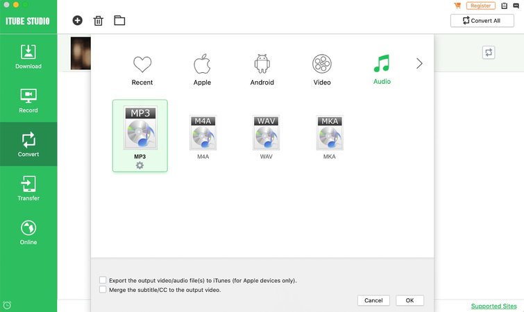 add image to audio file for you tube mac