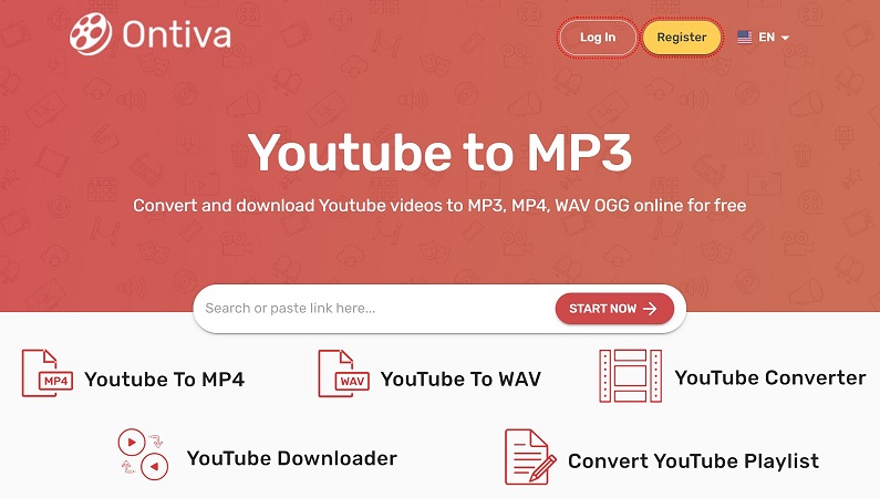 Ontiva is good online solution for convert any YouTube video into an audio format and supports converting to various formats.