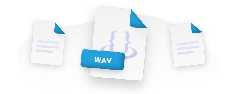 WAV takes up more memory stuff than MP3 or FLAC