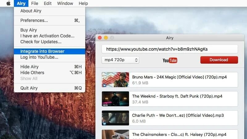 youtube on mac for chrome says click to enable video converter