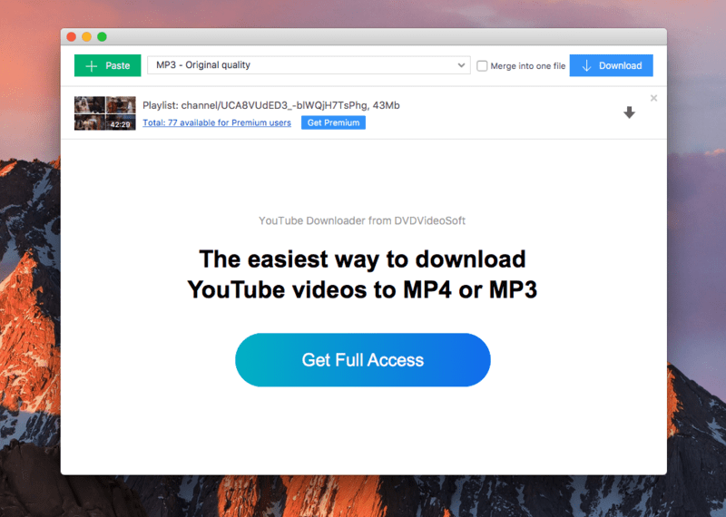 youtube download app for mac