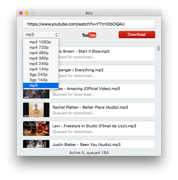 extension youtube downloader mp3 for mac
