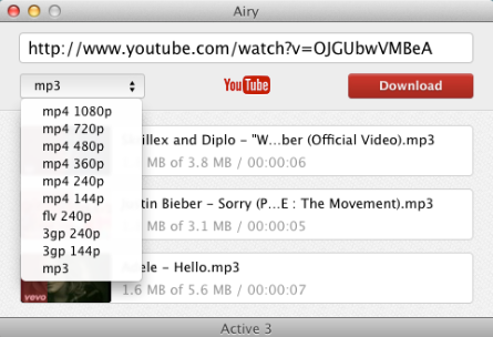 Airy youtube downloader free download