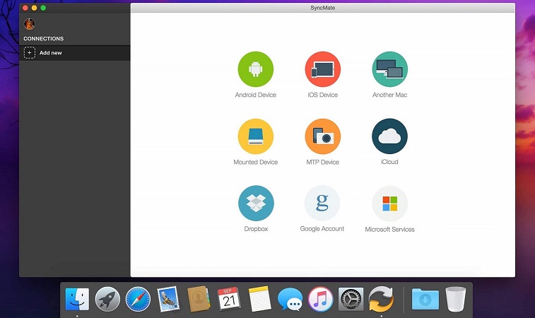 SyncMate le permite transferir archivos de Mac a Samsung, pero es más adecuado para otros usos.