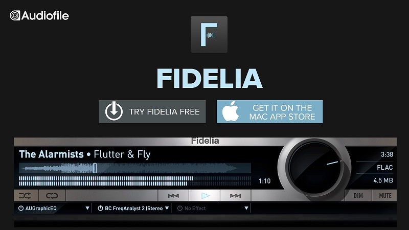 Open FLAC on Mac using Fidelia
