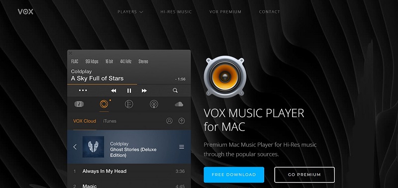 VOX is one of the best iTunes alternative for Mac.