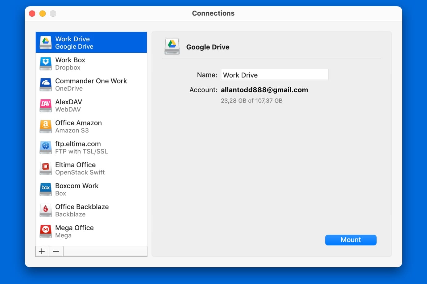 Google Driveをネットワークドライブの様にマッピング Os X向けcloudmounter