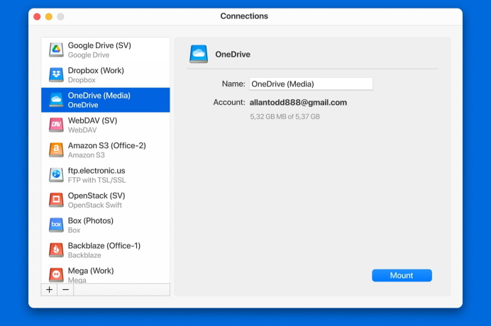 Le meilleur client OneDrive alternatif pour Mac et Windows.
