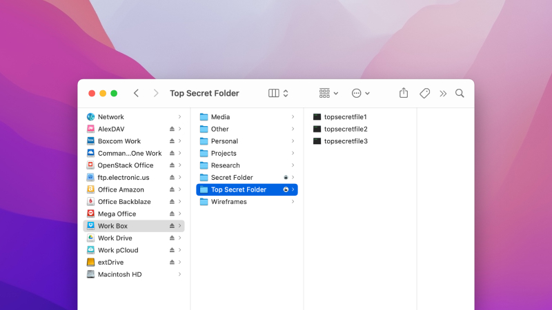 Cloud manager for Mac