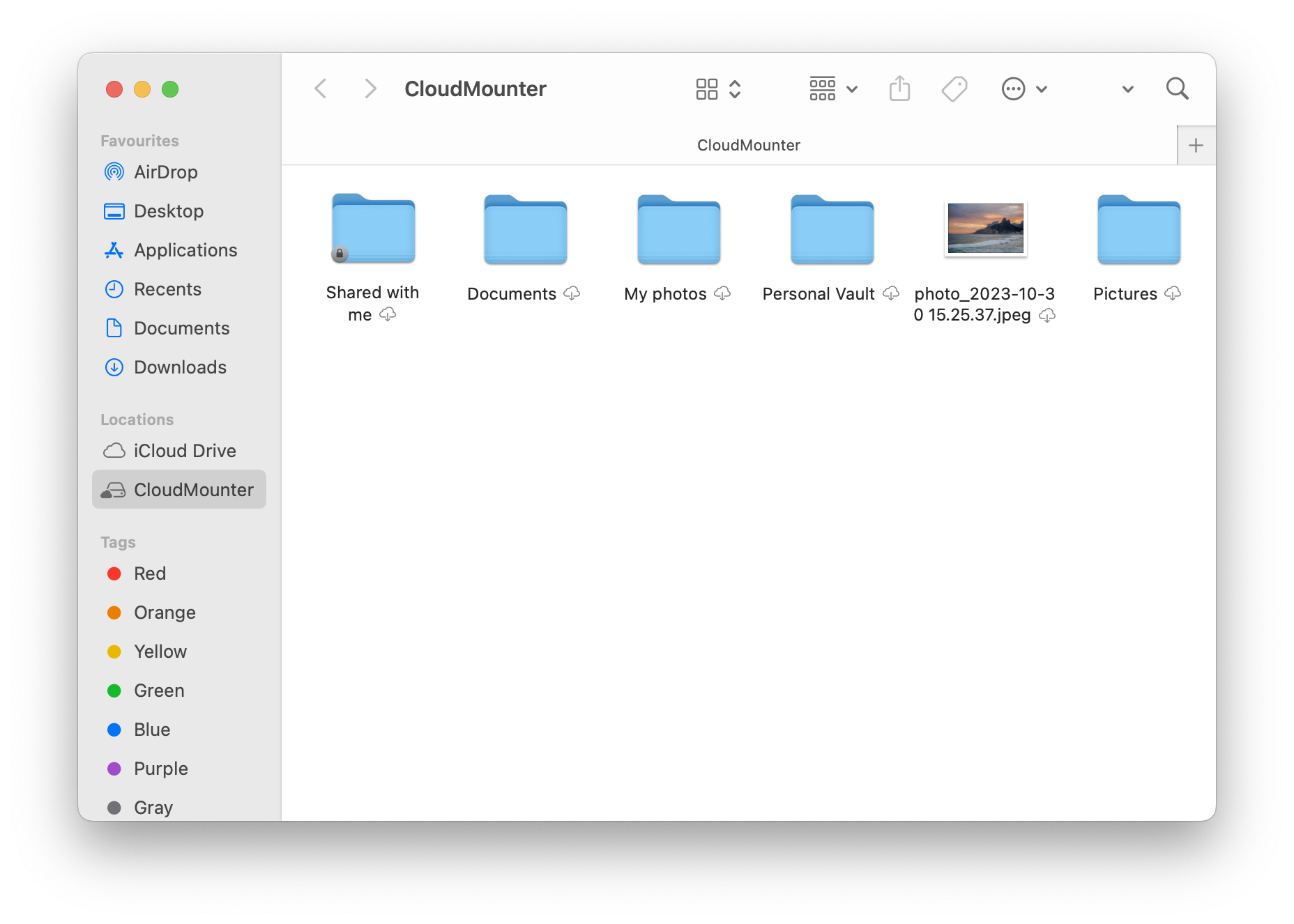  Mapping OneDrive as a network drive in Finder