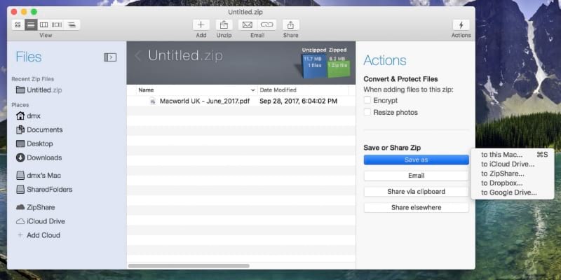 software for mac to open zip files