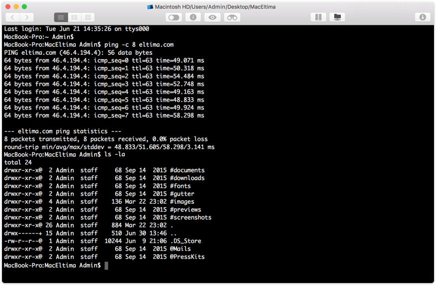 windows and mac terminal commands