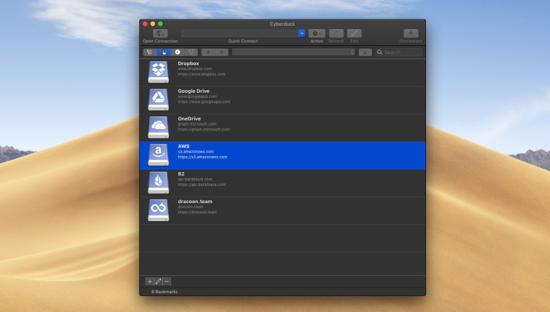 Cyberduck is a free, simple WinSCP alternative for macOS