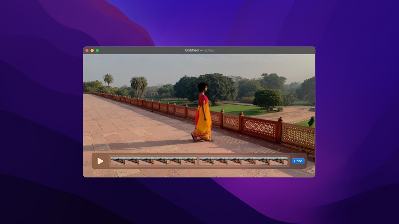 QuickTime is a built-in media player with  limited format support.