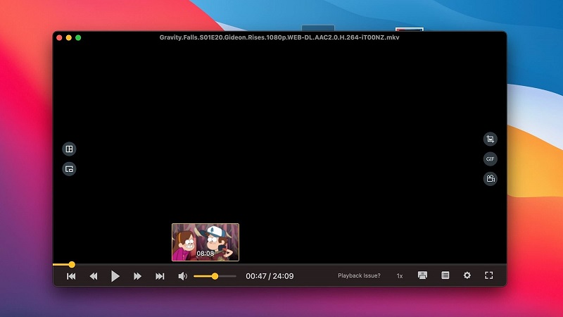 OmniPlayer is a аree Mac MKV player with AirPlay support.