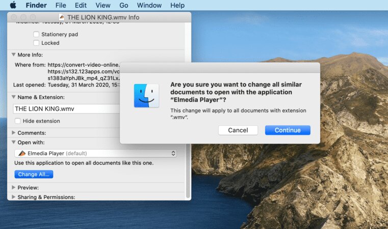 How to change the default video player on Mac.