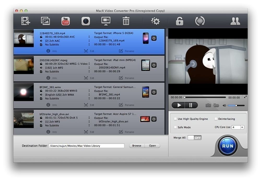 html5 video player free download for mac