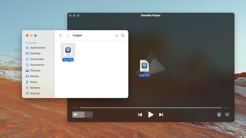Ouvrir FLV sur Mac avec Elmedia