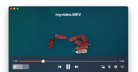 Watch your MKV file with Elmedia Player