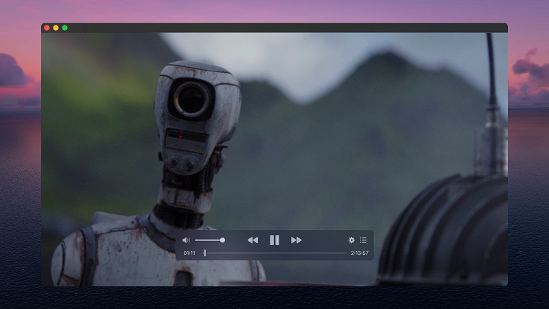 Modern media player with intuitive interface.