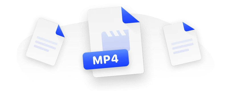 MP4 is a format that compresses files well and has almost no quality loss.