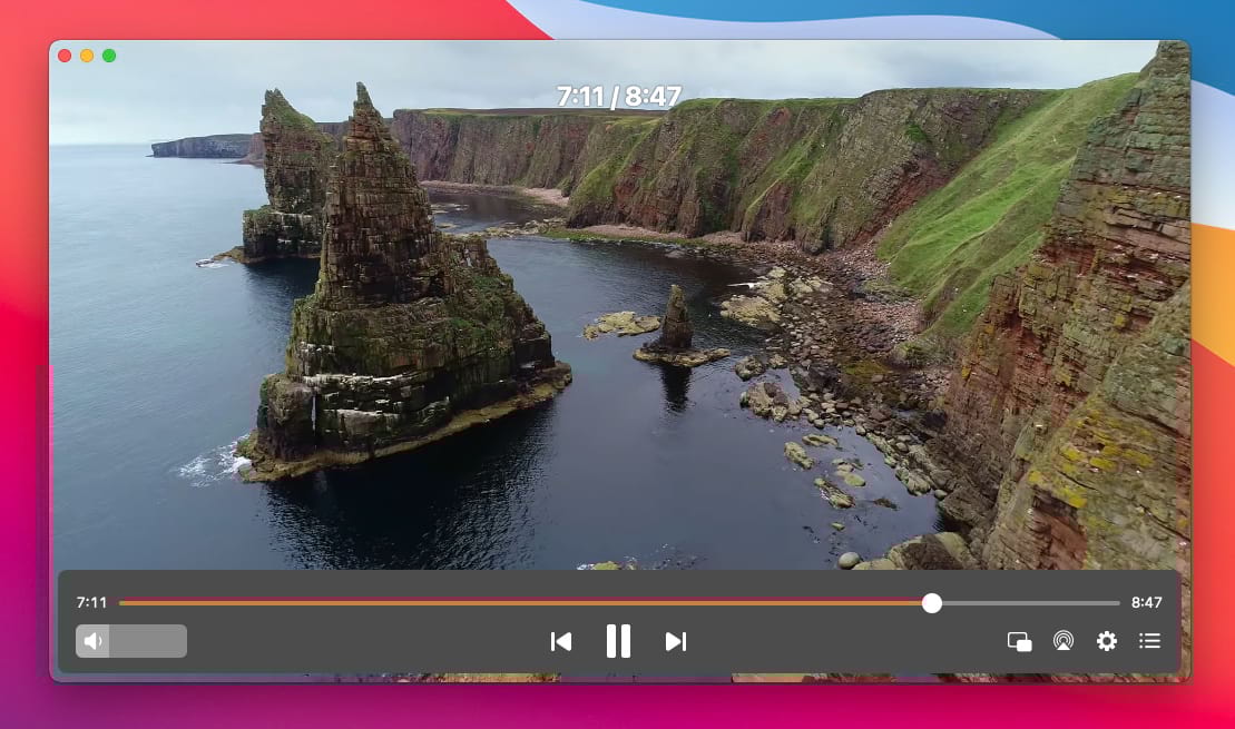 Lecteur vidéo gratuit pour Mac.