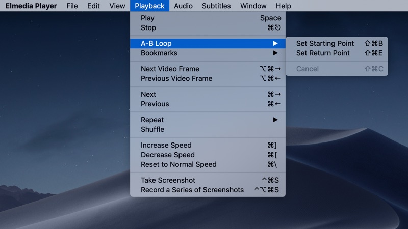 A-B loop option A-B loop option