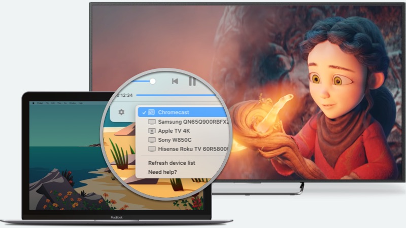 how to stream from Mac to Samsung Smart TV