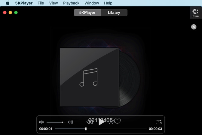 5KPlayer - kostenloser Audioplayer für Mac