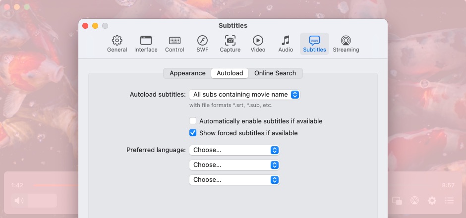 Download Subtitles on Mac with Elmedia 