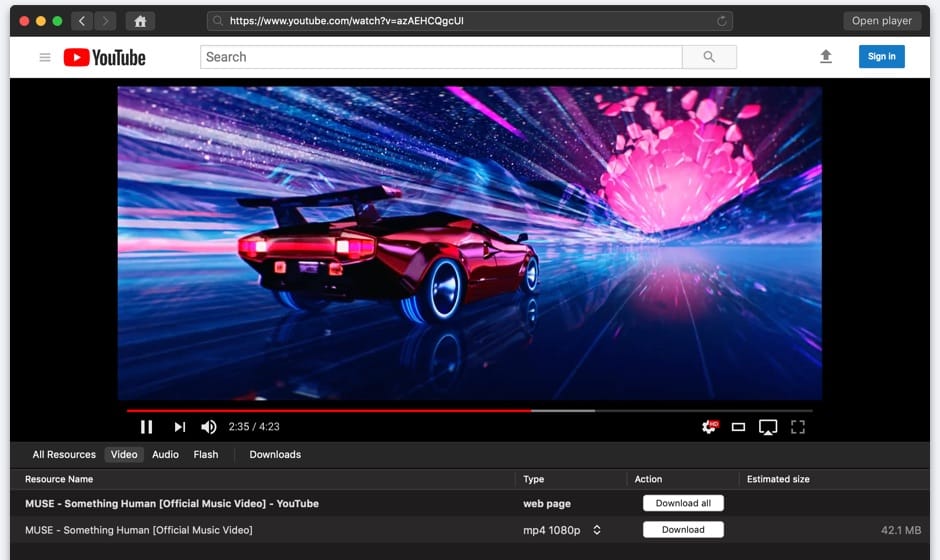 youtube tv download mac