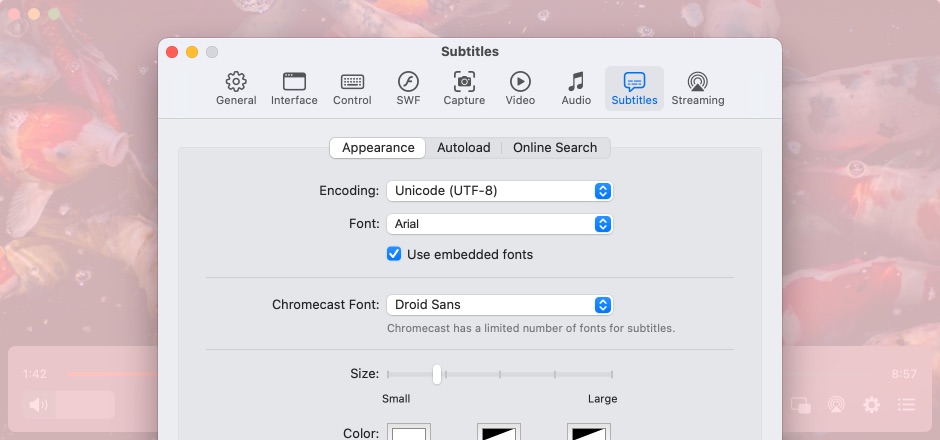 play media files on Mac with subtitles