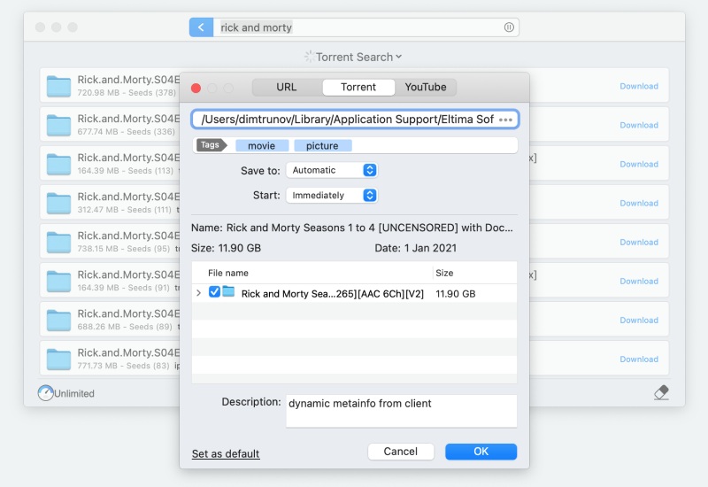 torrents download for mac free