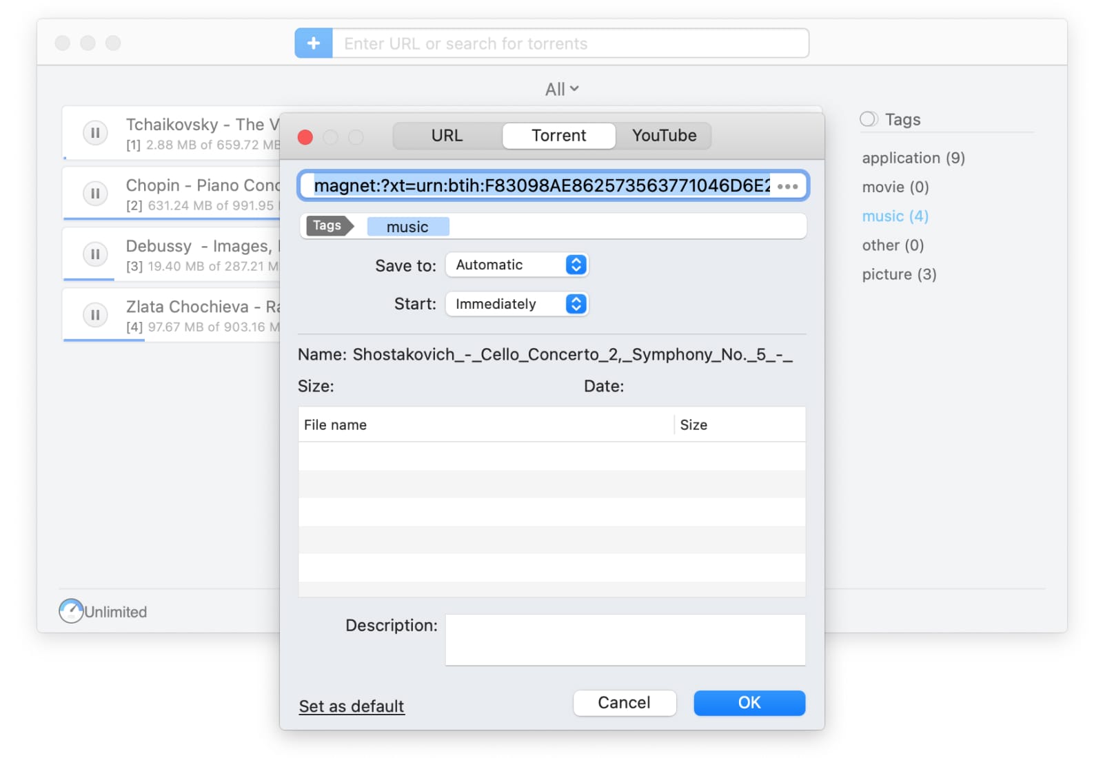 torrent clients crashing mac