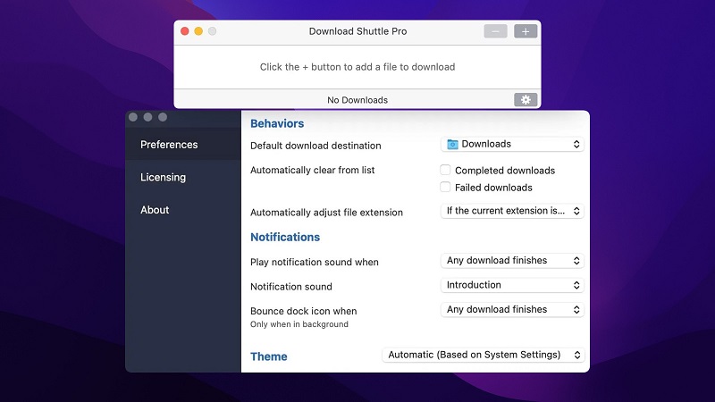 Descargar Shuttle es un software gratuito solo disponible para Mac.
