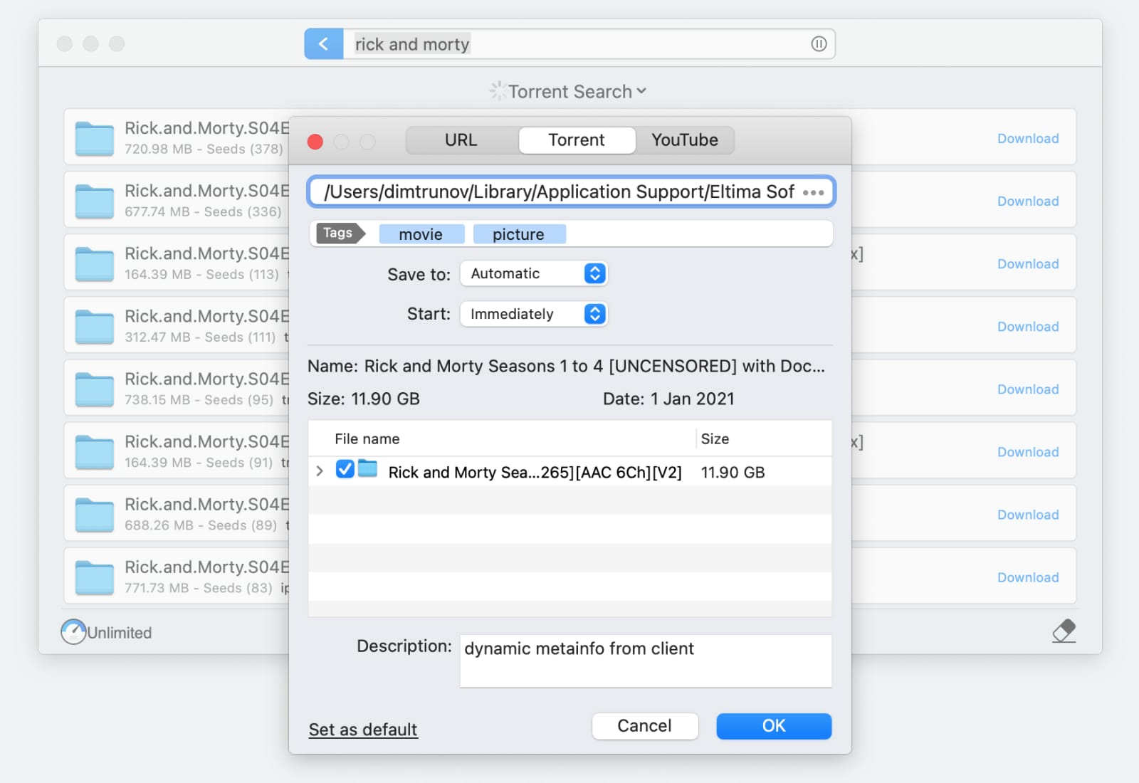 torrent movie downloads for mac