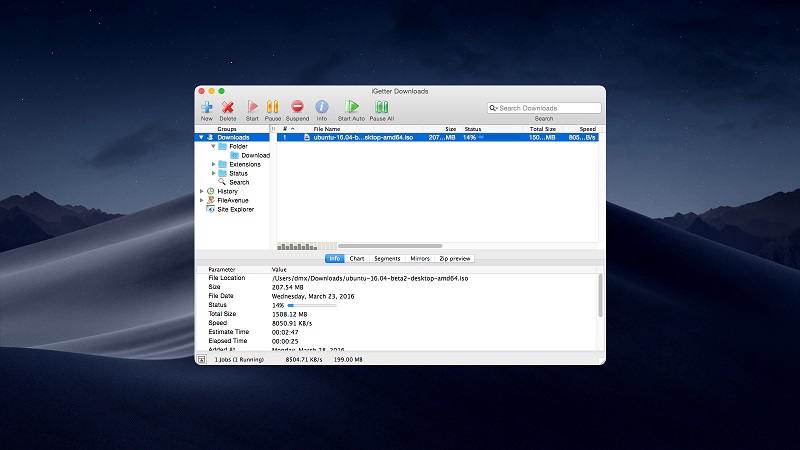 macOS 上最受歡迎的 IDM 替代品之一，但目前不適用於 Monterey。