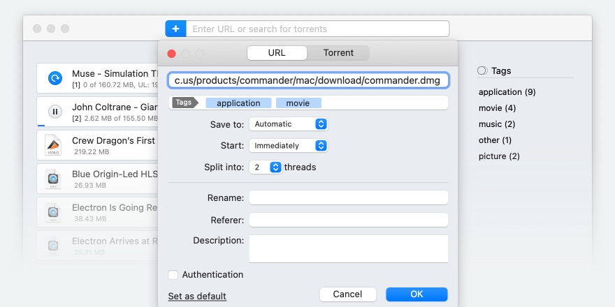 Folx als IDM-Alternative für Mac