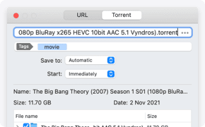 The final step to download torrents with Folx